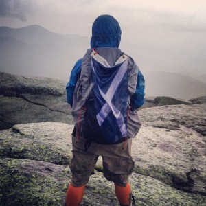 The view from Marcy in the rain